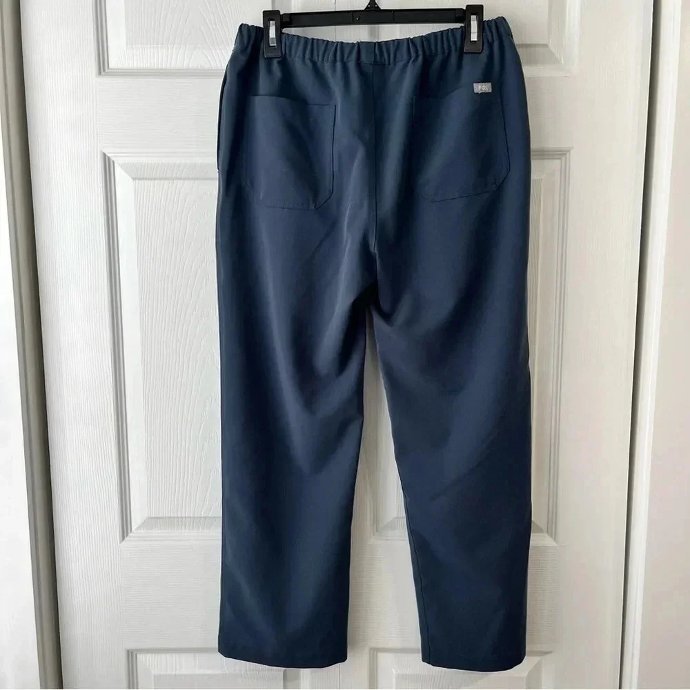 Figs Technical Collection Mens medium Scrub Pants Blue/Grey Straight Leg